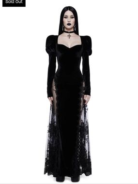 Widow Night Realm Maxi Dress